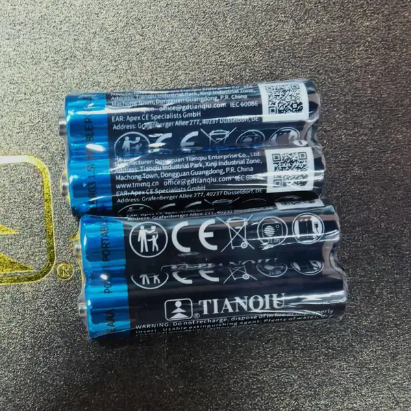 天球AA-5号碳性电池R6P 1.5v鼠标摇控器闹钟玩具额温枪专用电池
