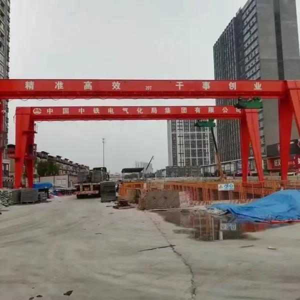 冠华桥式起重机5吨10吨 变频机低噪音厂房型 支持尺寸定制