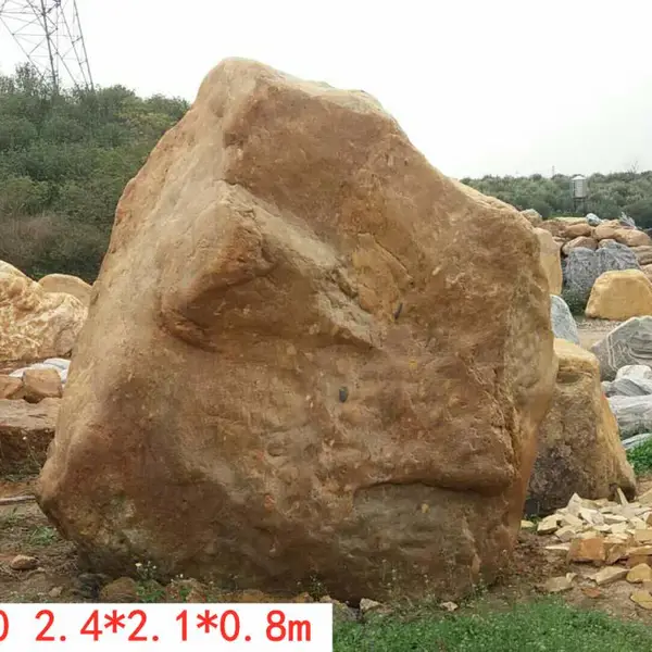 湖南常德黄蜡石文化门牌石 常德黄蜡石刻字工艺 常德黄蜡石独石报价