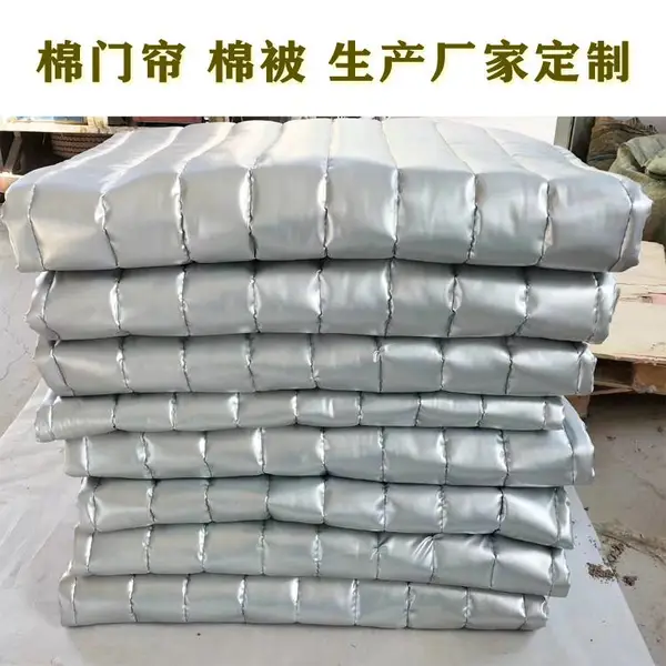 ***商场超市家庭防寒保温棉门帘安装订做皮革牛津布穆帆布材质