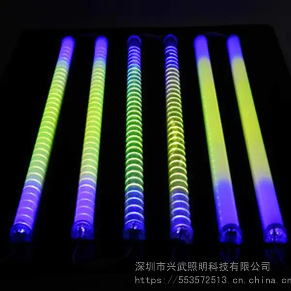 七彩LED线条灯洗墙灯外控硬灯条轮廓灯追光灯流水灯护栏管