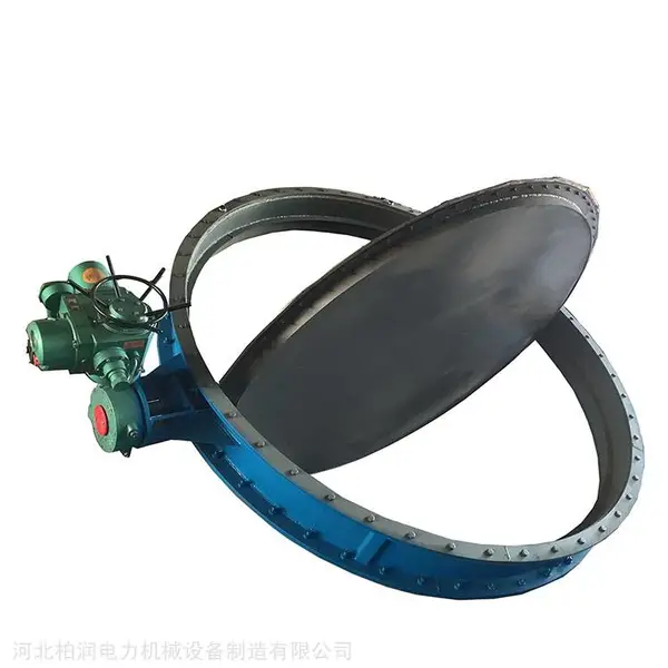 柏润电动脱硫插板门烟气煤粉气动插板式闸门
