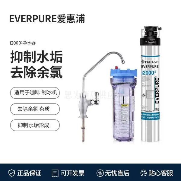 美国爱惠浦 Everpure直饮水净水器i2000(2)商用餐厅过滤器i20002