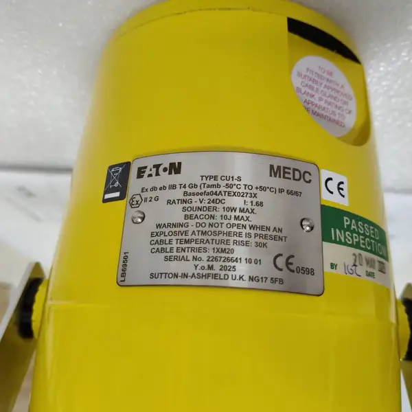 伊顿MEDC 信号与报警装置CU1 组合信标发声器系列声光报警器CU1-S