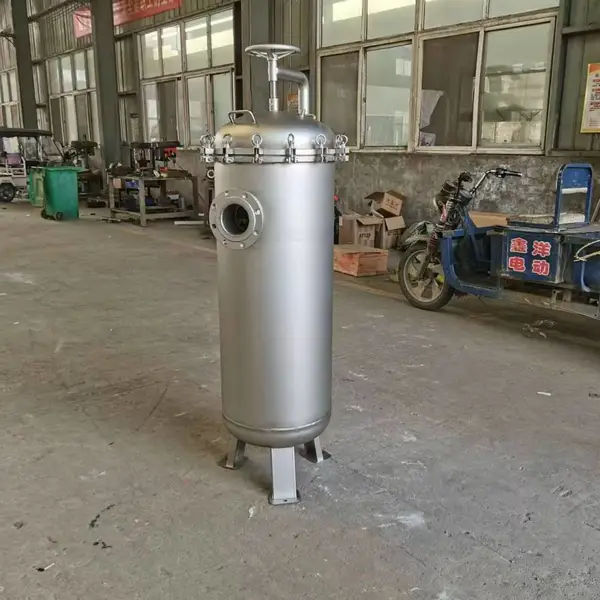 桶装水前置精密保安过滤装置 净水生产线 精密滤芯拦截杂质设备