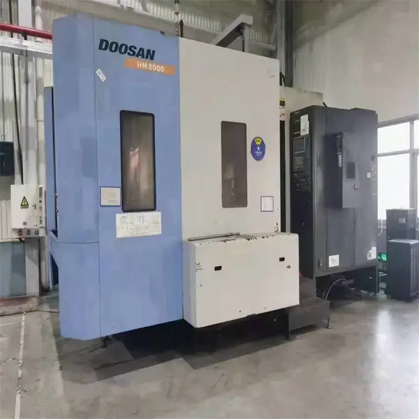韩国原装斗山8000卧加一台800/800双工作台发那科31i系统