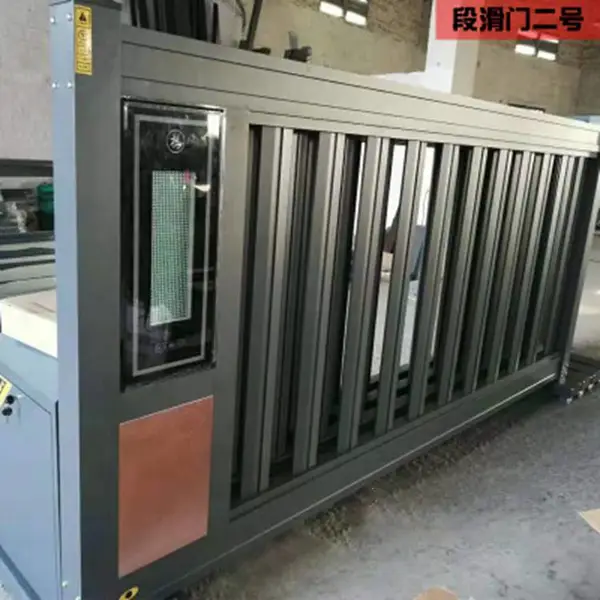 深圳学校大门智能段滑门 电动平移门 安装维修智通门控科技