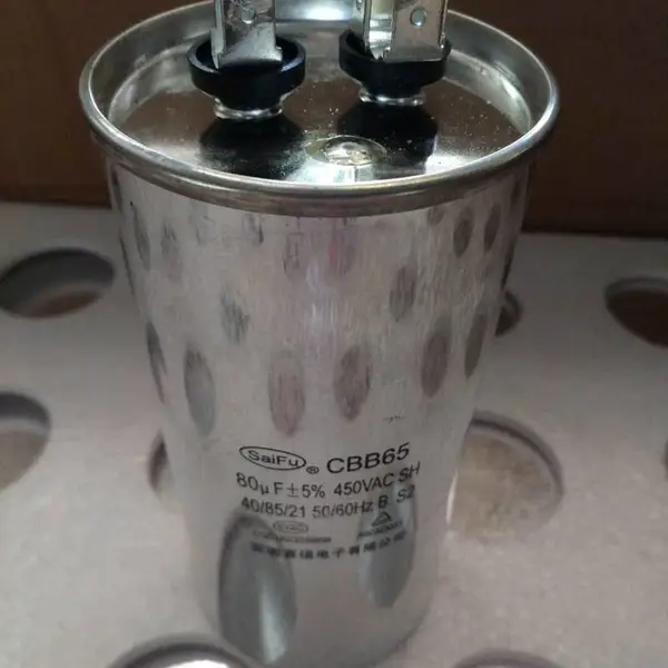 赛福 CBB65 450VAC 80uf 汽油发电机防爆补偿薄膜电容