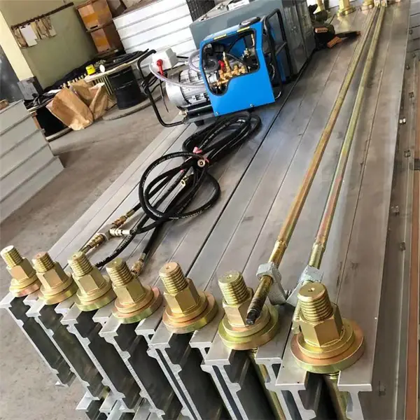 供应1400mm输送带接头硫化机电加热可配水冷功能