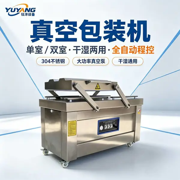 真空包装机丨商用真空包装机丨双室真空包装机丨青岛钰洋食品设备
