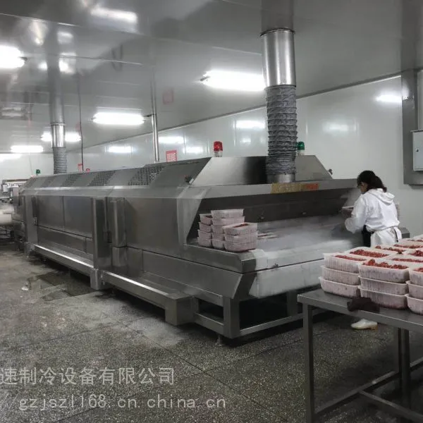广州极速-196度液氮速冻小龙虾生产线多少钱一台