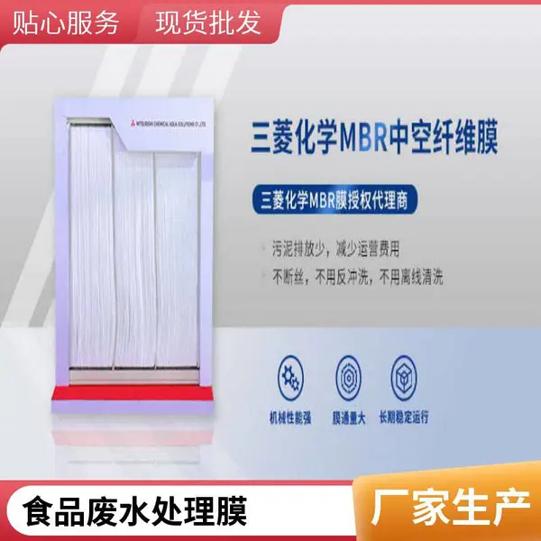 纯进口MBR膜丝 60E0025SA 25㎡ 浸没式 增强PVDF 食品厂污水处理 抗污染