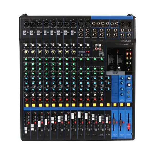 雅马哈 YAMAHA MG16XU 模拟调音台(带混响)产品介绍
