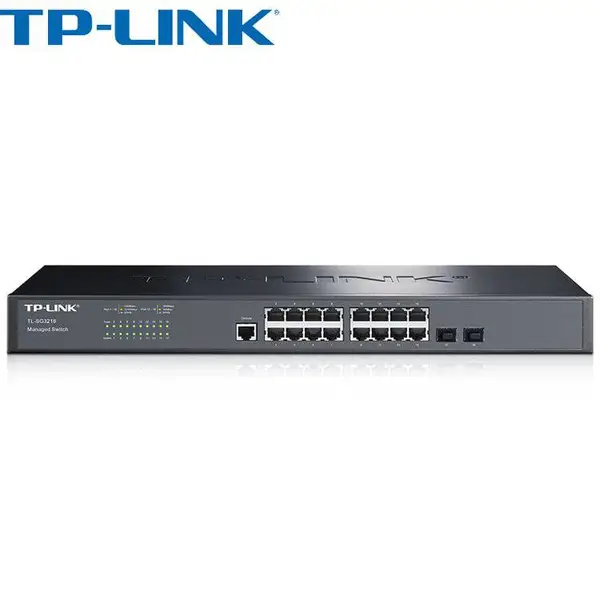 TP-LINK TL-SG3218 16口全千兆2口光纤中心网管交换机核心交换监