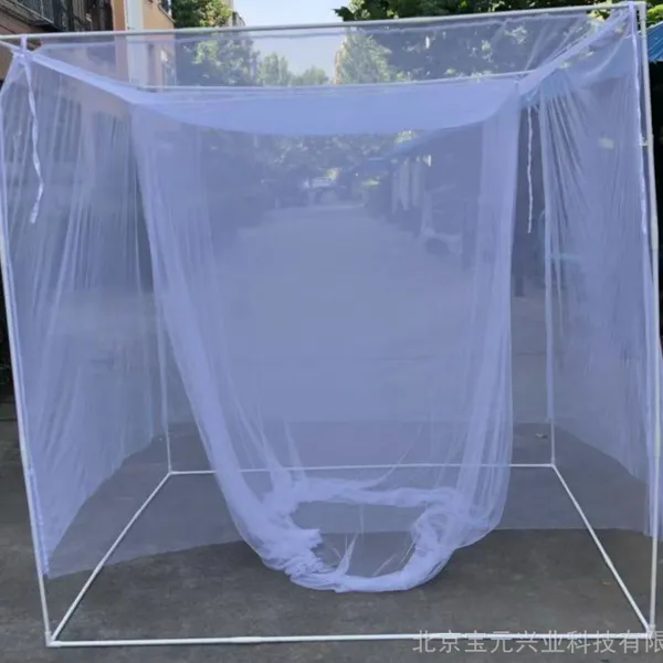 登革热蚊帐、白色双层叠帐诱蚊帐蚊虫监测诱蚊帐定做