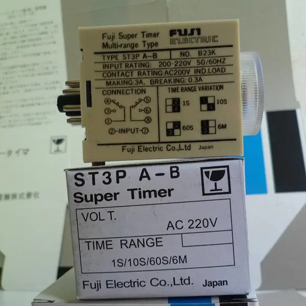��ʿʱ��̵��� ST3PC-D ���� ��ʱ˲�� ��ѹ��ȫAC220V ʹ�û���