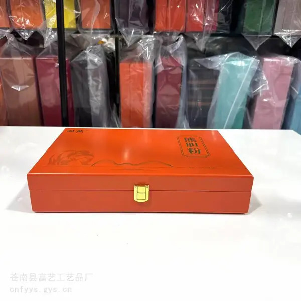 潽洱茶木盒 木盒加工 人参木盒包装 五金木盒包装烤漆木盒生产