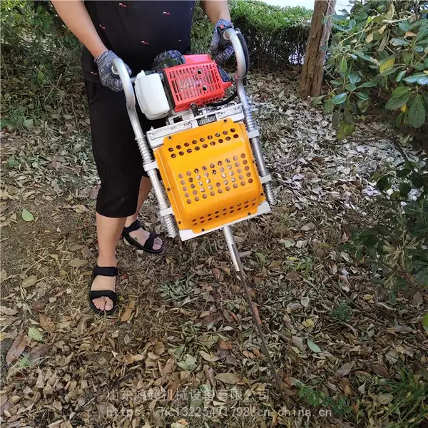 果树移栽挖树机 汽油动力断根移树机 苗圃铲式移栽机