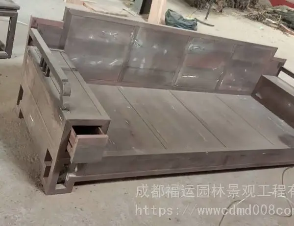 楠木仿古中式沙发_手工雕花榫卯工艺来图定制