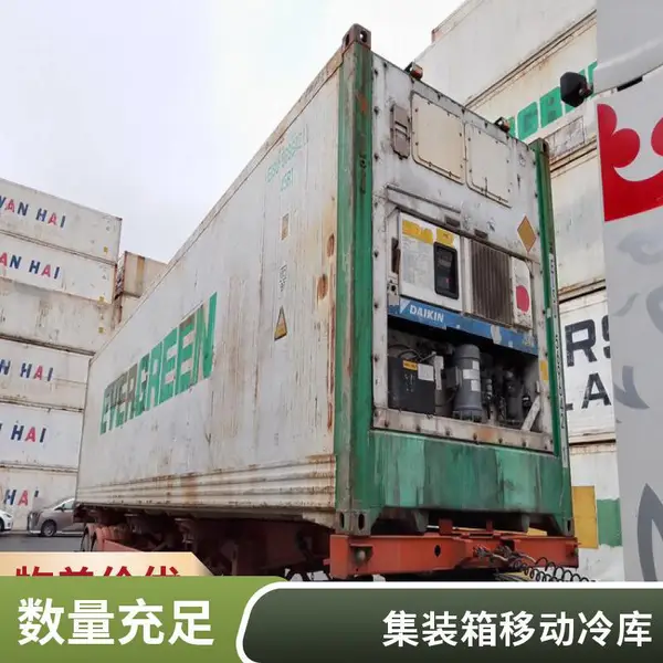 移动气调冷库 田间地头采收点储存鲜蔬带轮可移即时锁鲜周转