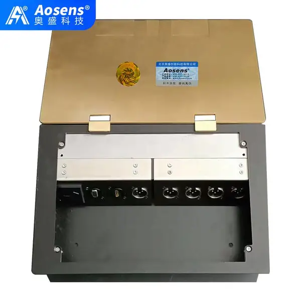 Aosens奥盛 AS-DK-320T/G 开启式地插 信息插 电源插座 空架