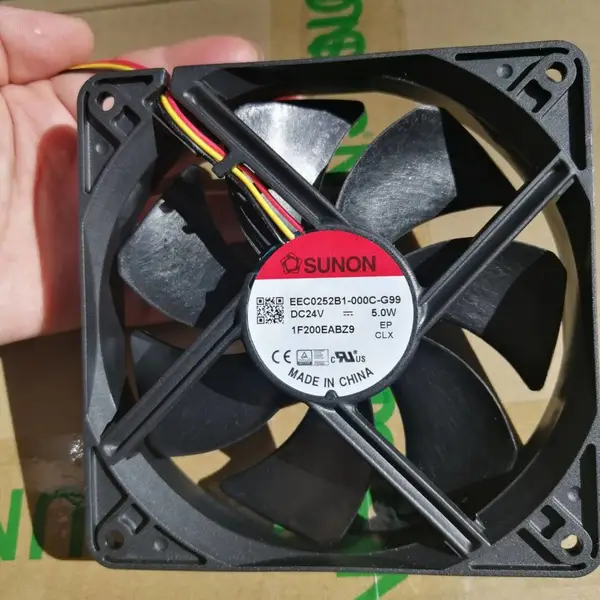 台湾SUNON建准EEC0252B1-0000-A99 24V 5W 12025变频器散热小风扇