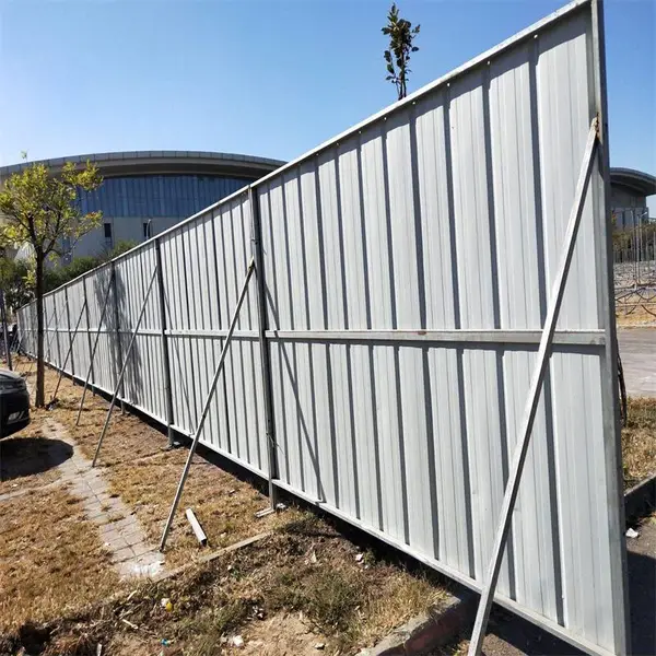 工地施工铁皮围挡 地铁道路修路护栏 市政工程小草封闭围栏