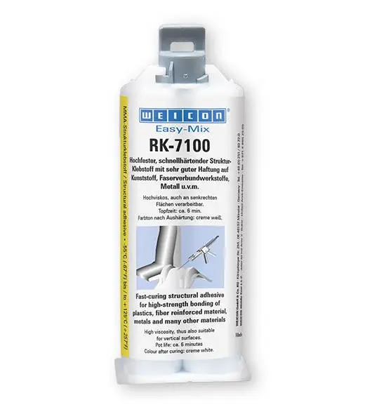 德运兴WEICON RK7100 丙烯酸胶水 强拉伸 剪切和剥离 实现同材料与不同材料间的粘合