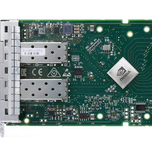MCX556A-ECAT Mellanox迈络思 ConnectX-5 EDR IB 100G双光口网卡