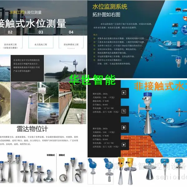 水库大坝安全北斗定位监测仪 多普勒传感器全自动水文缆道测流测速 灌溉机井取水 化工及实验室污水排放水质监测